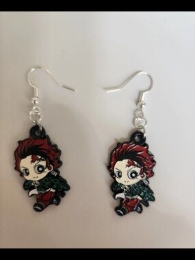 Demon Slayer Character Tanjiro Kamado Earings